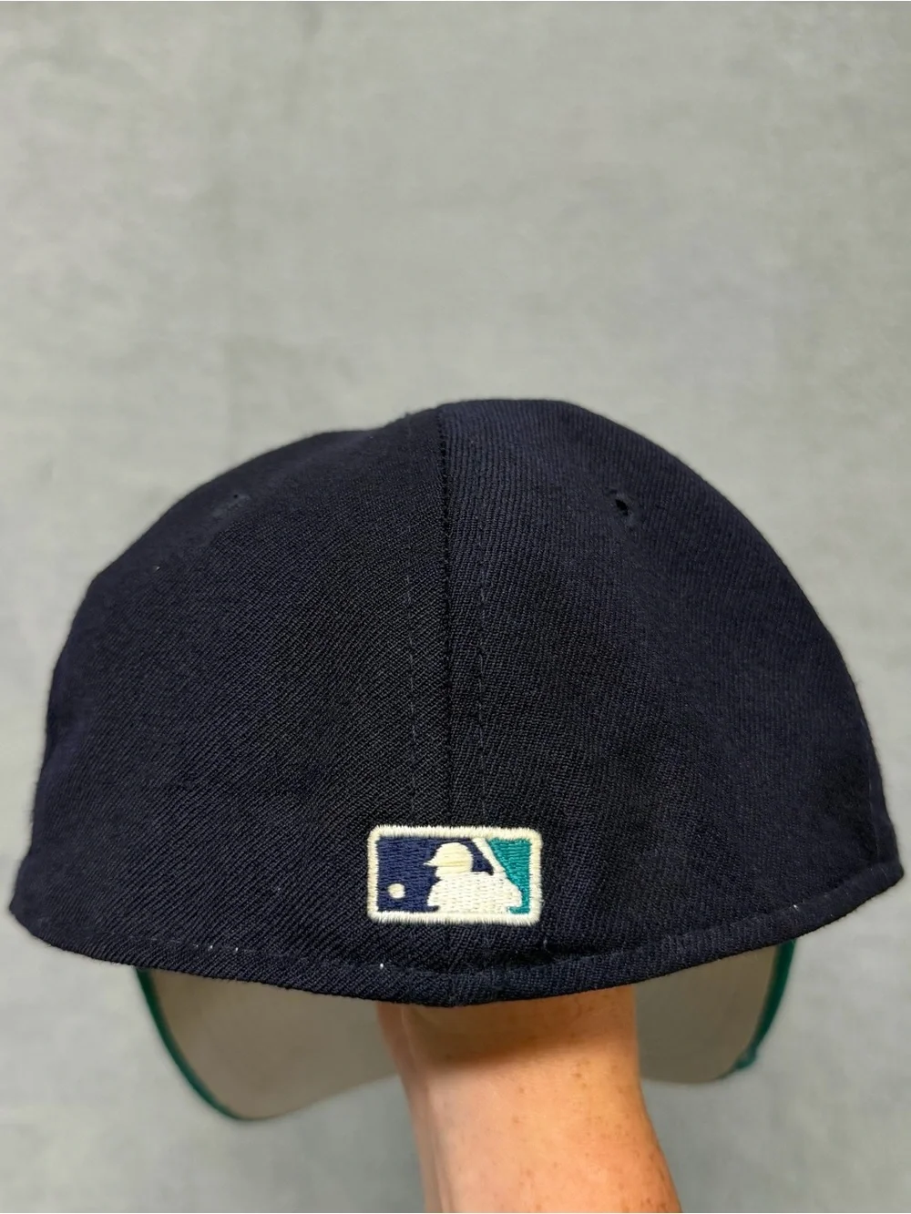 VTG 90s Seattle Mariners Sports Specialties Plain Logo Hat Wool Blend 6 7/8
